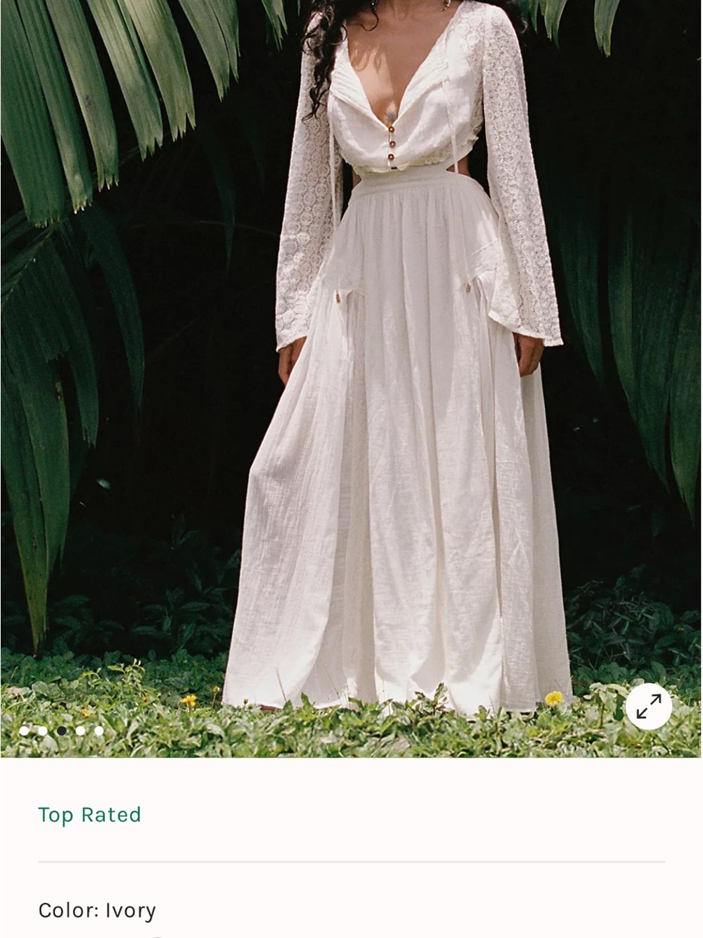 Free People Ivory Dress